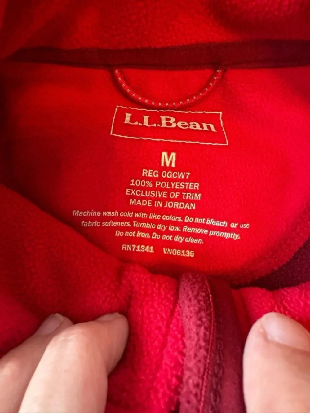 L.L. Bean Vest Womens M‎ Red Gorpcore Polartec Soft Athleisure Outdoors OGCW7
